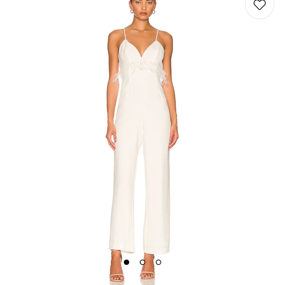 Saylor Jumpsuit with feathers